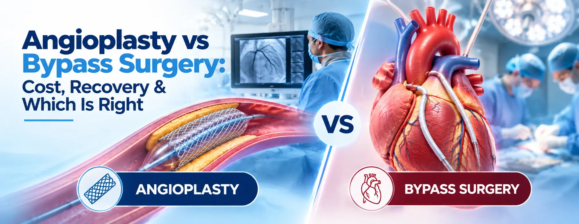 Angioplasty vs Bypass Surgery
